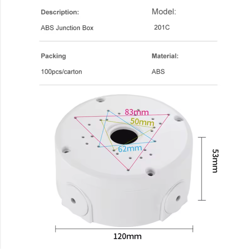 R-12 CCTV Round Box - 201C