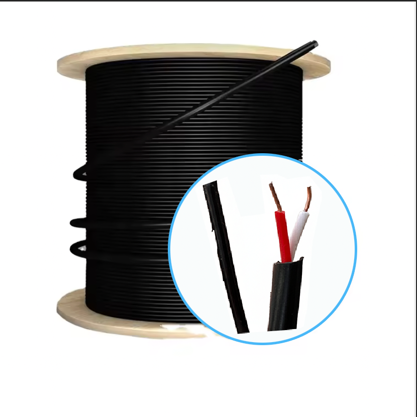 CCTV Drop Wire 
1 Pair 20awg + messenger